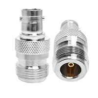 Connecteurs coaxiaux N/BNC KK 50 Ohms pour usine, adaptateur de connecteur N femelle vers BNC femelle, convertisseur d'antenne