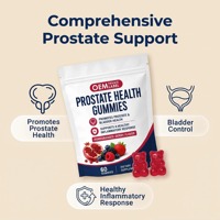 Gummies naturels pour la prostate à la grenade et aux extraits de baies mélangées – Favorise la santé de la vessie et une réponse inflammatoire saine