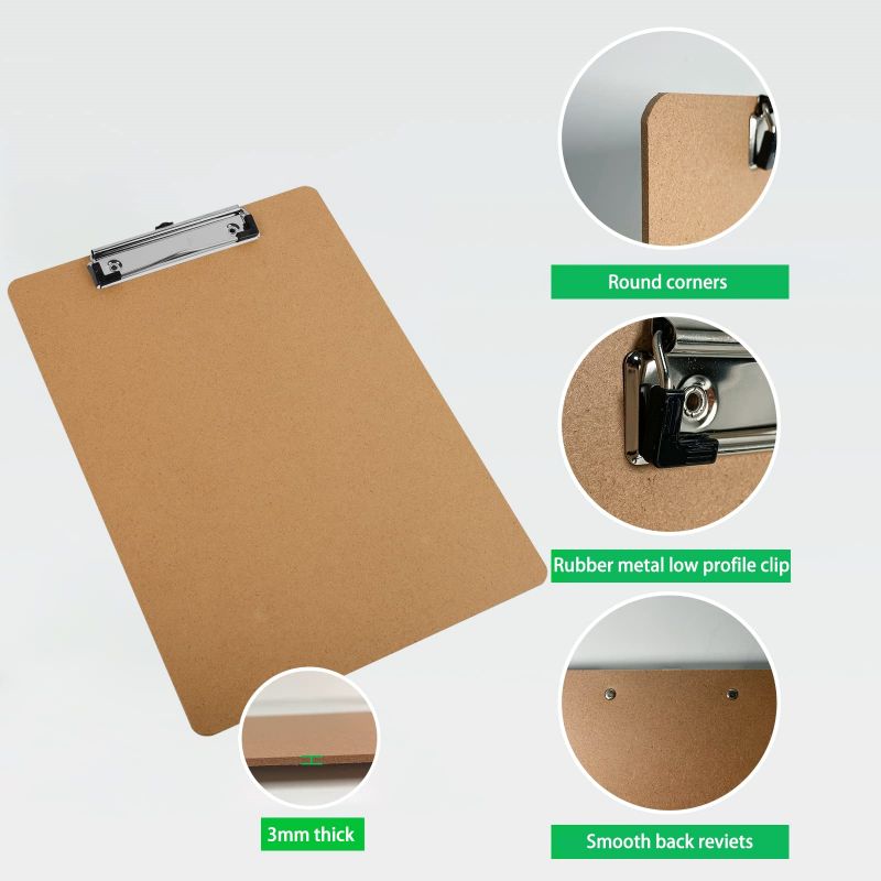wooden paper clips crafts natural color beech wood magnetic modern plywood
