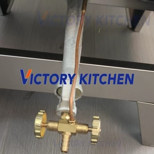 VICTORY KITCHEN Olla de Acero Inoxidable para Cocinar Fideos y Sopas con Soporte, de un Solo Compartimiento, para Cocina, Escuela, Comedor y Restaurantes - Product Image 5