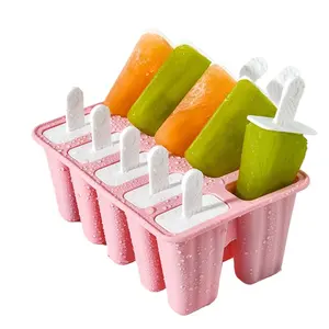 热卖硅胶冰棒模具自制冰淇淋模具套装硅胶冰棒