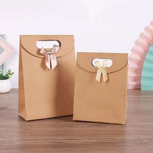 Wholesale Custom Gift Bag Flip-Top Perforated Adhesive Packaging Bag Gift Carry-Handle Packaging Paper Bag - Product Image 5