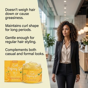 <span class=keywords><strong>Gel</strong></span> Fijador para Peinar el Cabello HOEGOA, Suavizante, de Larga Duración, para Definir Rizos, 100 g - Product Image 6