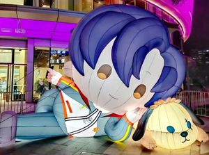 Thương mại sang trọng <span class=keywords><strong>Inflatable</strong></span> quảng cáo Đồ chơi phim hoạt hình động vật mô hình-thổi lên con chó để bán - Product Image 5