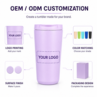 Vaso Térmico Personalizado para Café de 13oz, Taza de Viaje de Acero Inoxidable, Taza de Café con Logotipo Personalizado, Regalo Promocional, Venta al Por Mayor OEM