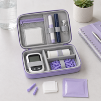 Estuche Rígido de Viaje para Almacenamiento de Insulina y Viales de Péptidos EVA, Personalizado al por Mayor, con Ranuras de Espuma Personalizadas, Logotipo OEM ODM