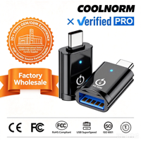Adaptateur Type-C 3.0 OTG, convertisseur de téléphone vers clé USB, en alliage de zinc, connexion Type-C, câble de données compatible pour ordinateur