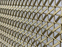 Tôle d'aluminium perforée décorative à trous ronds pour façade de bâtiment