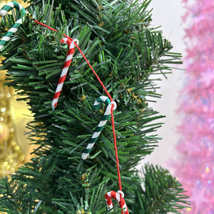 Mini bastón <span class=keywords><strong>de</strong></span> caramelo guirnalda <span class=keywords><strong>de</strong></span> <span class=keywords><strong>Navidad</strong></span> Banner venta al por mayor decoración <span class=keywords><strong>de</strong></span> vacaciones interior <span class=keywords><strong>dulce</strong></span> adorno colgante - Product Image 1