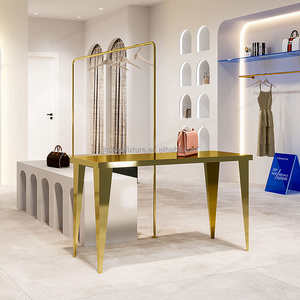 Soporte <span class=keywords><strong>de</strong></span> exhibición acrílico para decoración <span class=keywords><strong>de</strong></span> tienda, muebles <span class=keywords><strong>de</strong></span> tienda <span class=keywords><strong>de</strong></span> boutique, diseño <span class=keywords><strong>de</strong></span> Interior, tienda Central <span class=keywords><strong>de</strong></span> ropa - Product Image 1