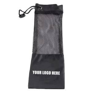 Sac de rangement réutilisable en filet de polyester pour courses, plage et golf, avec cordon de serrage, personnalisable avec logo - Product Image 5