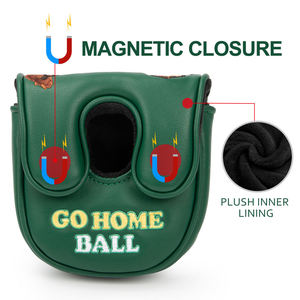 Housse de putter de golf personnalisée avec logo, résistante à l'eau, avec broderie mignonne, magnétique - Product Image 3