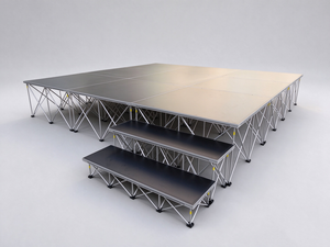 Scène mobile de haute qualité en aluminium pliable pour chorale en promotion - Product Image 1