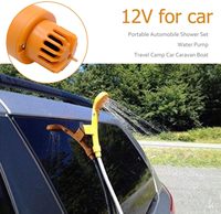 Kit de douche portable Merak 12V pour camping-cars - Matériel plastique