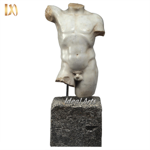 Busto de torso de mármol, diseño vintage personalizado, Ideal para arte - Product Image 2