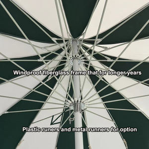 Ombrellone da Esterno di Lusso Moderno per Hotel, Cortile, Giardino, Piscina, Resort, con Palo in Alluminio e Tessuto in Poliestere - Product Image 2