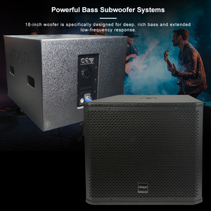 Hệ thống loa <span class=keywords><strong>PA</strong></span> chuyên nghiệp 18 inch, nhỏ gọn, tích hợp amply, dành cho DJ, âm thanh ngoài trời, module amply tích hợp cho loa hoạt động - Product Image 3