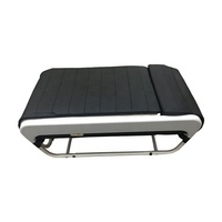 Table de massage chauffante pour spa avec 3 moteurs électriques, en PU, pliable, pour hôtels et salles de sport