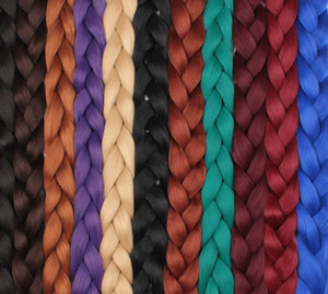 Extensions de cheveux synthétiques haute température longues tresses de boîte Jumbo pour Sénégal Twist <span class=keywords><strong>coiffure</strong></span> <span class=keywords><strong>africaine</strong></span> femmes crépus droit - Product Image 5