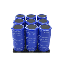 Módulos de supercondensadores con placa de protección, claxon tipo UltraCapacitor 2,7 V 120F, Farad 24V13F, 9 Uds.