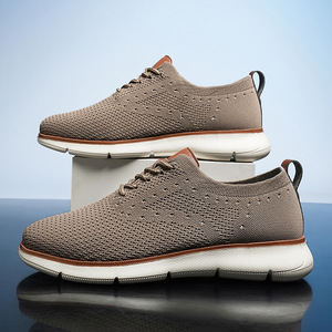 Zapatos Deportivos de Verano para Hombre, Talla Grande 48, Estilo Coreano, Malla Transpirable, Superficie Tejida, Suela de Goma Ligera - Product Image 3