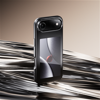 Coques de téléphone QY : Étui photo portrait pour iPhone 17 Air avec écran E Ink modifiable en 4 couleurs, NFC, coque de téléphone numérique DIY