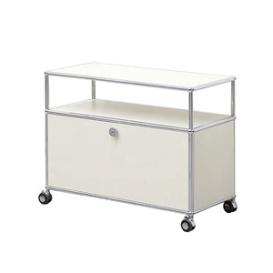 ארון מזנון מודולרי מרווח מנירוסטה, נייד, לאחסון בסלון הבית - Product Image 2