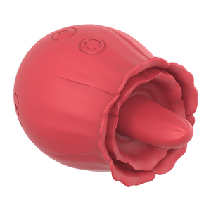 <strong>2026</strong> New Design Rose Clitoral Stimulator Swaying Tongue USB Rechargeable Silicone Vibrator Women OEM Custom Logo Adult <strong>Sex</strong> <strong>Toy</strong> 7 - Product Image 4