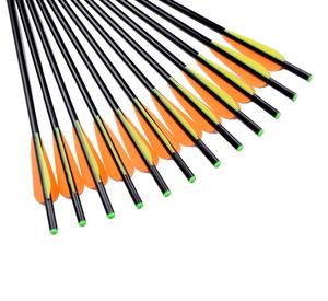 Musen 양궁 인기 석궁 8mm 유리 섬유 화살표 32cm 길이 교체 가능한 포인트 금속 헤드 촬영을위한 플랫 노크 - Product Image 4