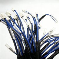 Harness Kabel Kustom Bersertifikasi CE ROHS, Konektor XH Putih Dua Sisi, Kabel PVC Biru Abu-abu untuk Perangkat Kontrol Elektronik