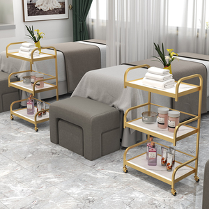 Chariot de salon de beauté haut de gamme pour manucure, extensions de cils, soins de la peau et bain de pieds Barber Shop - Product Image 3