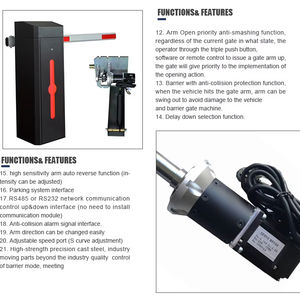 Yüksek hızlı hızlı 0.9s DC24V Servo Motor park sistemi 3-6 metre bom trafik bariyerleri ile tam otomatik bariyerli kapı - Product Image 4