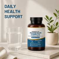Magnesium Complex 2000mg Tablet Vegan 4 1.400mg Suplemen Makanan Fungsional Otot Elemental Buatan Cina untuk Pria Wanita Harga Pabrik
