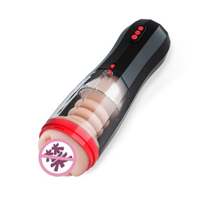 Fully Automatic Retractable Diamond Aircraft Cup Male Masturbator 5-Frequency Rotation 10-Frequency <b>Vibration</b> Real Sex Feel Anal - Product Image 5