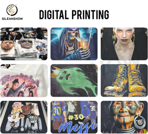 T-shirt court en coton de luxe, coupe ample, imprimé numérique personnalisé, lourd, respirant, uni, fabriqué par le fabricant - Product Image 6