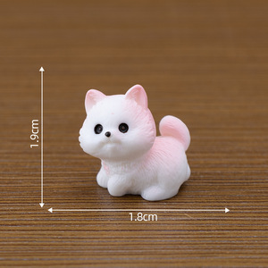 Figurines de chats miniatures, figurines d'animaux en résine, figurines de chats pour bricolage, décorations de gâteaux, pour micro-paysages, maisons de poupées, jardins - Product Image 6