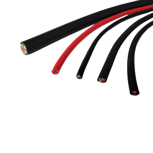 Cable 2/3/4/5-core flexible cable RVV H03VV-F copper power cable