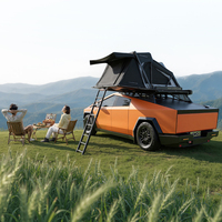 Tenda Atap Mobil Otomatis ADA OVERLAND ABS Hardshell untuk Keluarga, Tenda Camping Mobil Tahan Air untuk Perlengkapan Luar Ruangan
