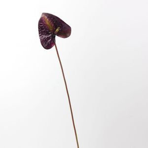 <span class=keywords><strong>Venta</strong></span> Directa <span class=keywords><strong>de</strong></span> Fábrica: Anthurium Artificial en Forma <span class=keywords><strong>de</strong></span> Corazón Impreso en 3D, Tacto Real, Planta <span class=keywords><strong>de</strong></span> Tallo Único, Palma Verde, Palma Rosa - Product Image 1