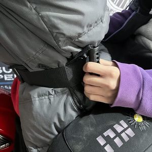 Accessoires <span class=keywords><strong>Moto</strong></span> <span class=keywords><strong>Ceinture</strong></span> de Sécurité <span class=keywords><strong>Passager</strong></span> Poignée Arrière Noir Oxford Matériel pour Motocross ATV Scooter Motoneige - Product Image 2