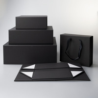 Boîte à rabat magnétique en carton mat pliable personnalisable de haute qualité en matériaux recyclés pour chaussettes, cadeau de mariage ou d'anniversaire