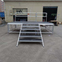 Plataforma Portátil Modular Ligera de Aleación de Aluminio para Equipos de Escenario y Exposiciones con Dimensiones Personalizadas