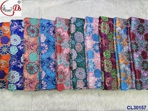 Venta caliente láser gasa guipur cordón secuencias de encaje bordado malla sostenible <span class=keywords><strong>vestidos</strong></span> de <span class=keywords><strong>fiesta</strong></span> precio al por mayor boda africana - Product Image 2