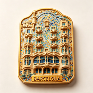 Imán de nevera personalizado de poliresina 3D con diseño del monumento de <span class=keywords><strong>Barcelona</strong></span>, España, recuerdo turístico, imán para refrigerador, decoración del hogar, regalo. - Product Image 5