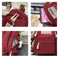 Sac à dos scolaire transfrontalier style japonais simple version coréenne pour lycéens et étudiants universitaires – Vente en gros