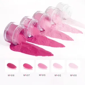 Poudre acrylique à prix d'usine en Chine trempage avec couleur rose personnalisée pour les débutants en nail art en 0.5oz 1oz 2oz