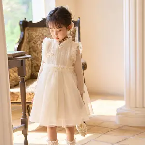 Trẻ Em Mùa Xuân Dresses Trẻ Em Bán Buôn Cotton Giản Dị Dresses Quần Dresss Cho 1-5y Cô Gái