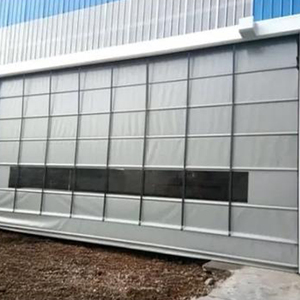 Porta a Scorrimento Rapido in PVC Automatica ad Alta Velocità, Antivento Classe <span class=keywords><strong>12</strong></span>, Superficie Rifinita Personalizzabile per Esterni - Product Image 5