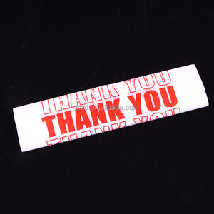 Bolsas de Plástico Personalizadas con Asa Tipo Camiseta para Compras y Supermercado con Diseño de Agradecimiento - Product Image 4