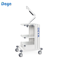 Chariot médical, chariot d'équipement hospitalier, chariot mobile d'endoscopie pour caméra, moniteur et source de lumière